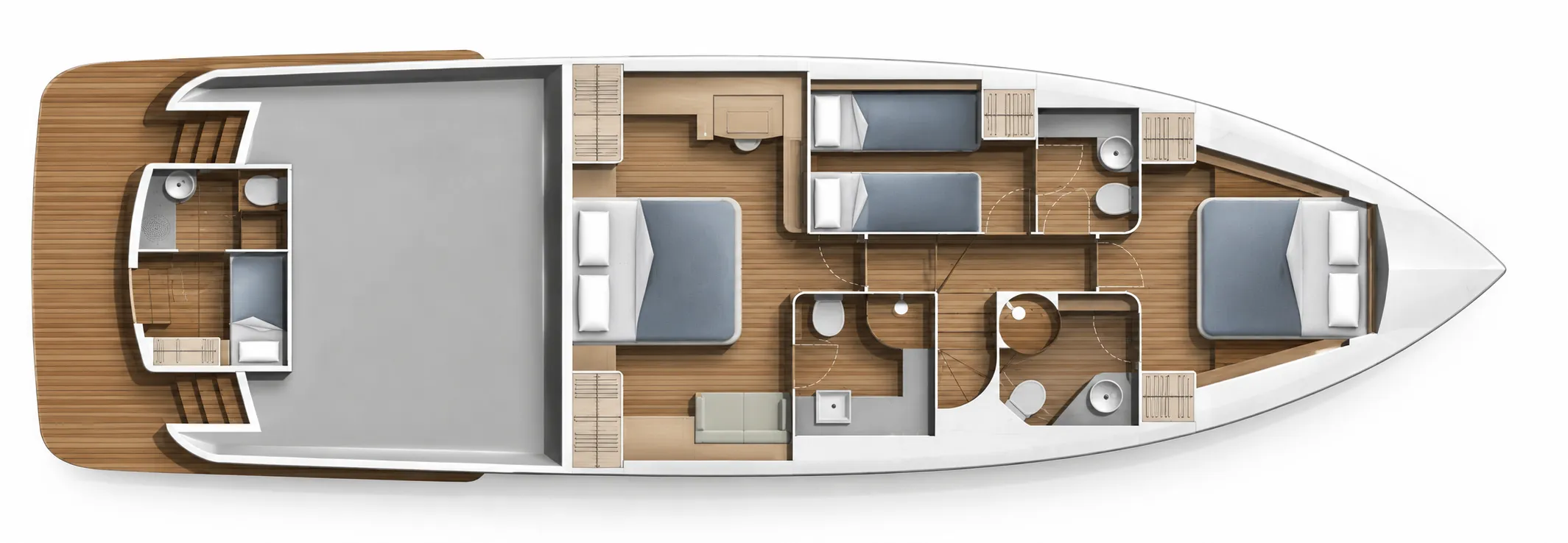 Lower deck plan